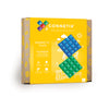 Connetix - 2 Piece Rainbow Base Plate Blue & Green Pack