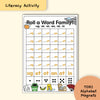 Printable Materials (Literacy Activity) - Roll A Word Family