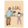 Silkscreen Poster - Cooking - ToppingsKids